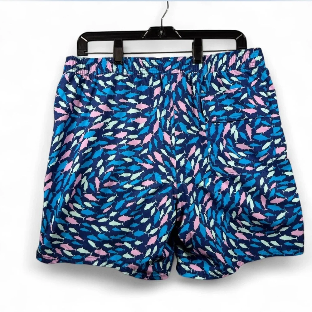 Vineyard Vines Men’s Swim Trunks With Colorful‎ Shark Design